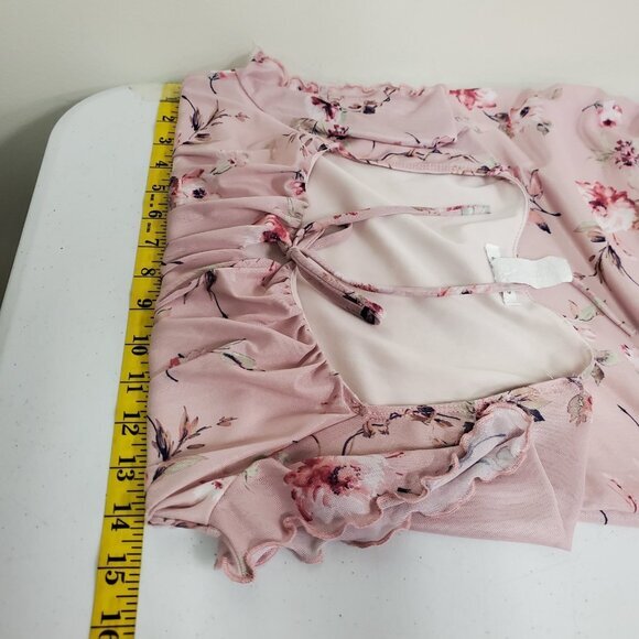 Caution To The Wind Womens Babydoll Midi Milkmaid Dress‎ Size S Coquette Fairy - Picture 5 of 11